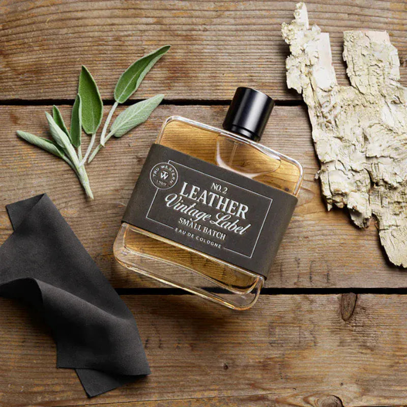 Tru Western Perfume - Cologne 100ml Tru Western Cologne Mens Leather Vintage Label No.2 Small Batch