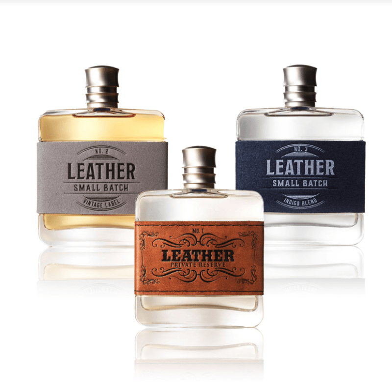 Tru Western Perfume - Cologne Tru Western Gift Set Mens Leather Vintage Label