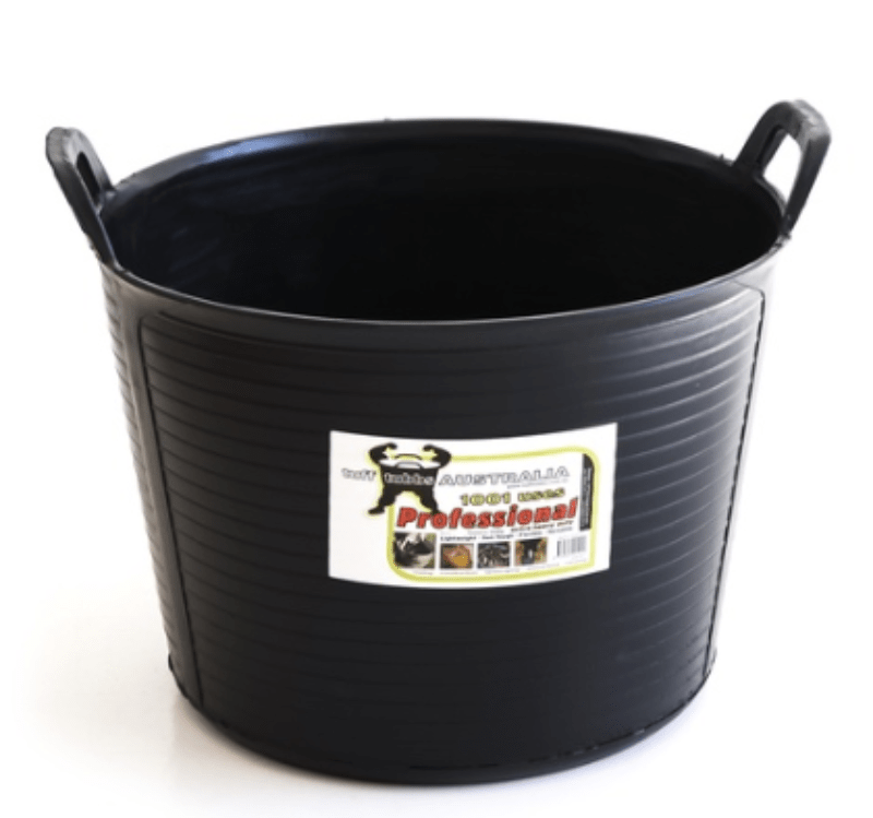 Tuff Tubbs Stable & Tack Room Accessories Black / 40LT Tuff Tubbs Bucket (LOCAL PICK UP ONLY)