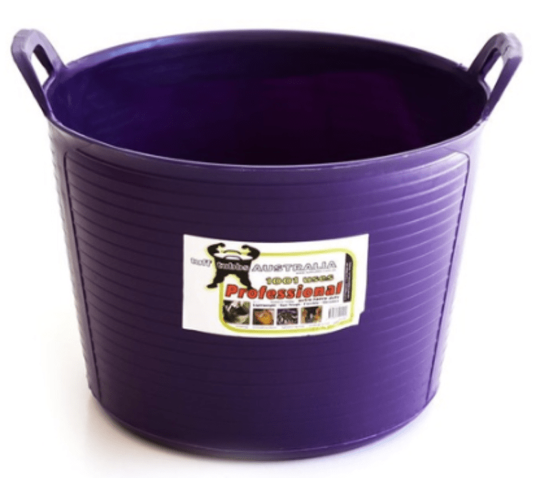 Tuff Tubbs Stable & Tack Room Accessories Dark Purple / 40LT Tuff Tubbs Bucket (LOCAL PICK UP ONLY)
