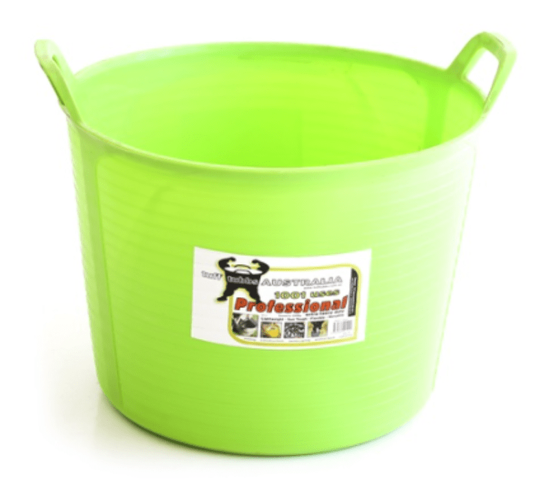 Tuff Tubbs Stable & Tack Room Accessories Lime / 40LT Tuff Tubbs Bucket (LOCAL PICK UP ONLY)