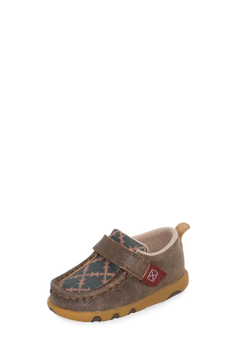 Twisted X Kids Boots & Shoes INF 2 / Bomber/Pine Twisted X Mocs Infant Barb Casual