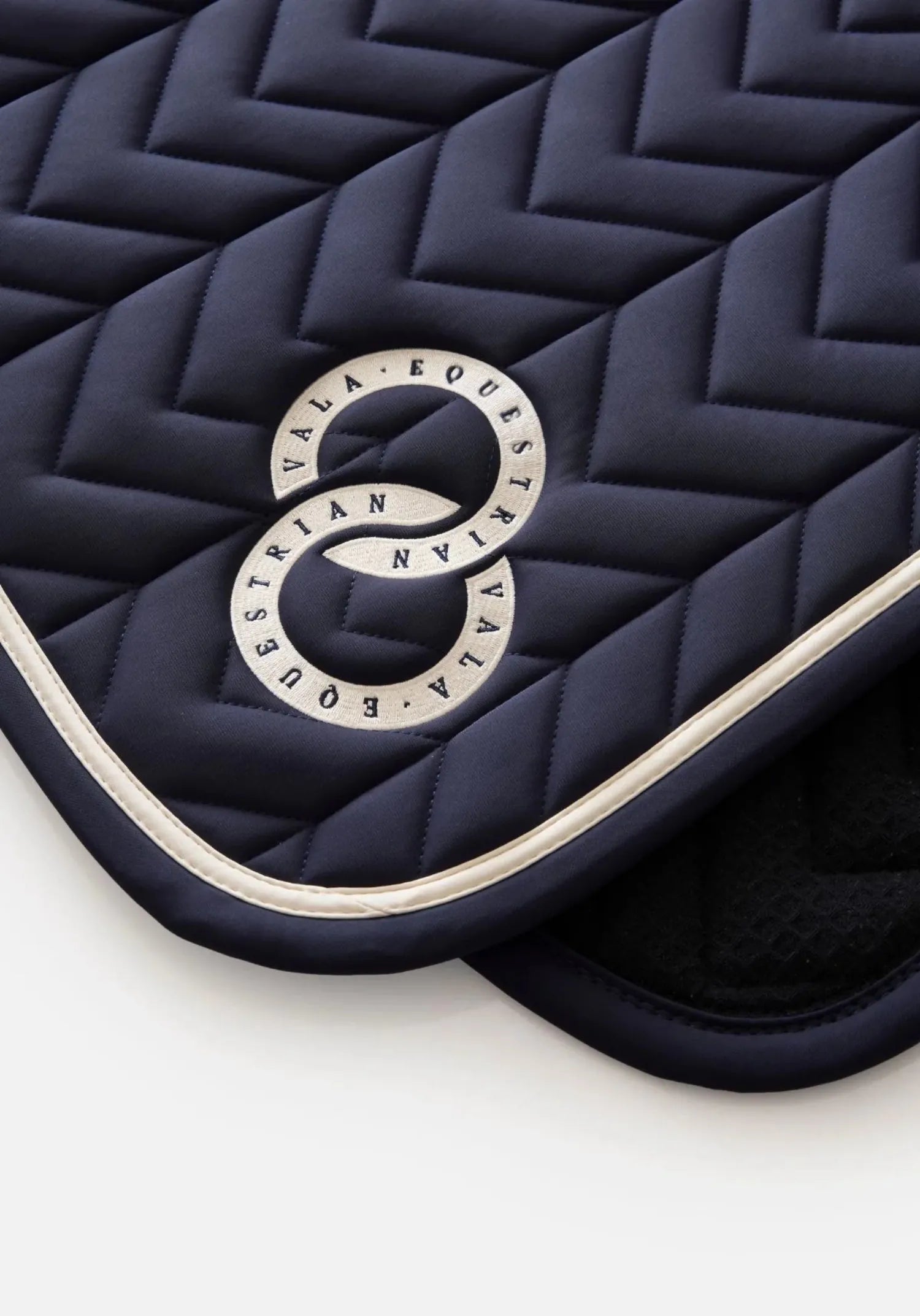 Vala Equestrian Saddle Pads English Full / Navy Vala Equestrian Saddlepad Super Luxe Dressage
