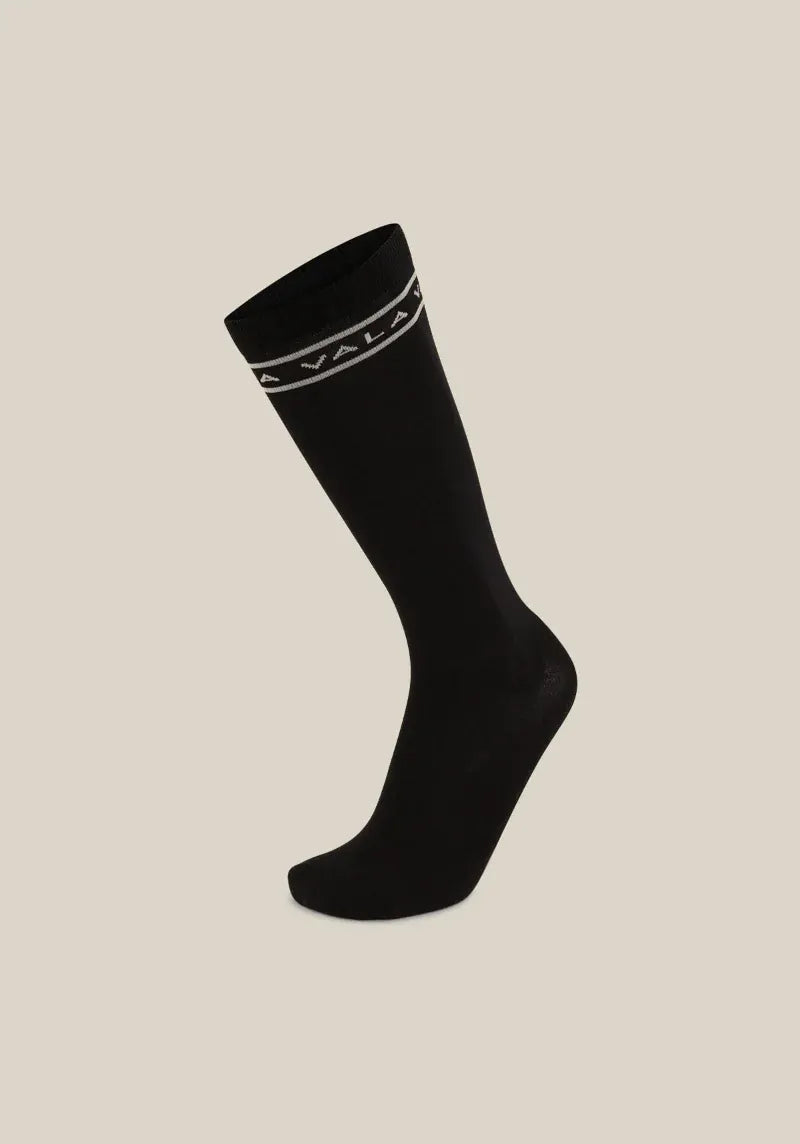 Vala Equestrian Socks Black Vala Equestrian Riding Socks