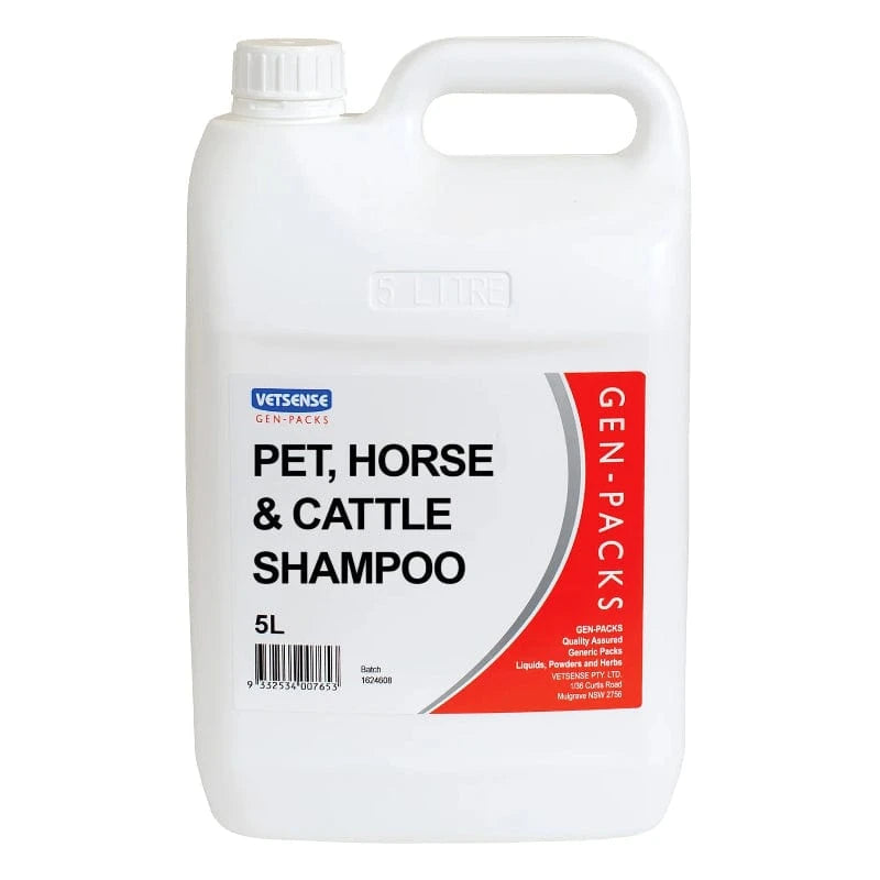 Vetsense Vet & Feed 5L Vetsense Pet, Horse & Cattle Shampoo