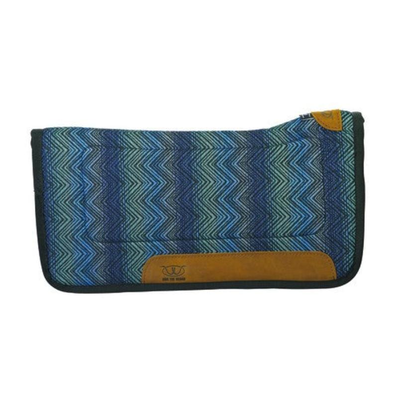 Weaver Saddle Pads Western 32x32 / Blue Weaver Saddle Pad Contoured