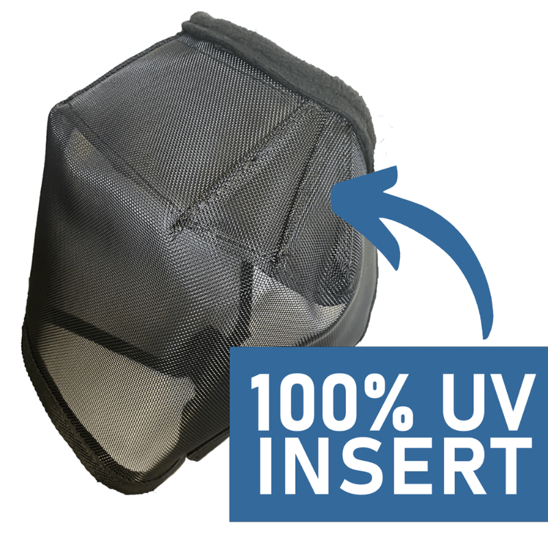 Wild Horse Australia Fly Masks - Bonnets Wildhorse Flyveil Ultimate UV with Mesh Ear & Ripstop Nose