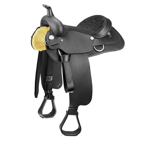 Wintec Saddles 17in FQHB / Black Wintec Western Saddle All Rounder FQHB