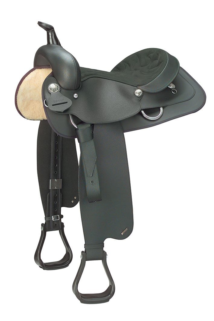 Wintec Saddles 17in FQHB / Black Wintec Western Saddle All Rounder FQHB