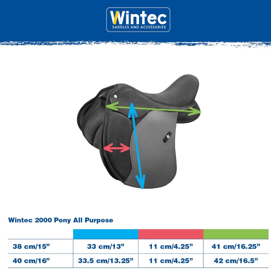 Wintec Saddles Wintec 2000 Pony All Purpose Saddle