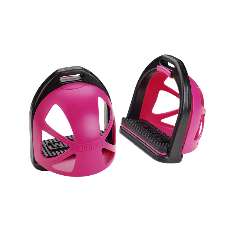 Wintec Stirrups Pink Wintec Stirrup Cages