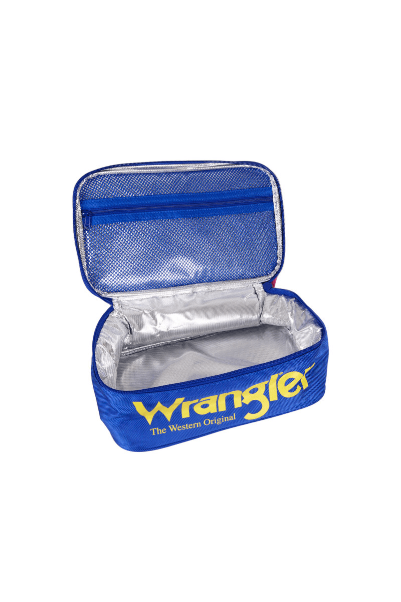 Wrangler Back to School Blue/Yellow Wrangler Iconic Lunch Box