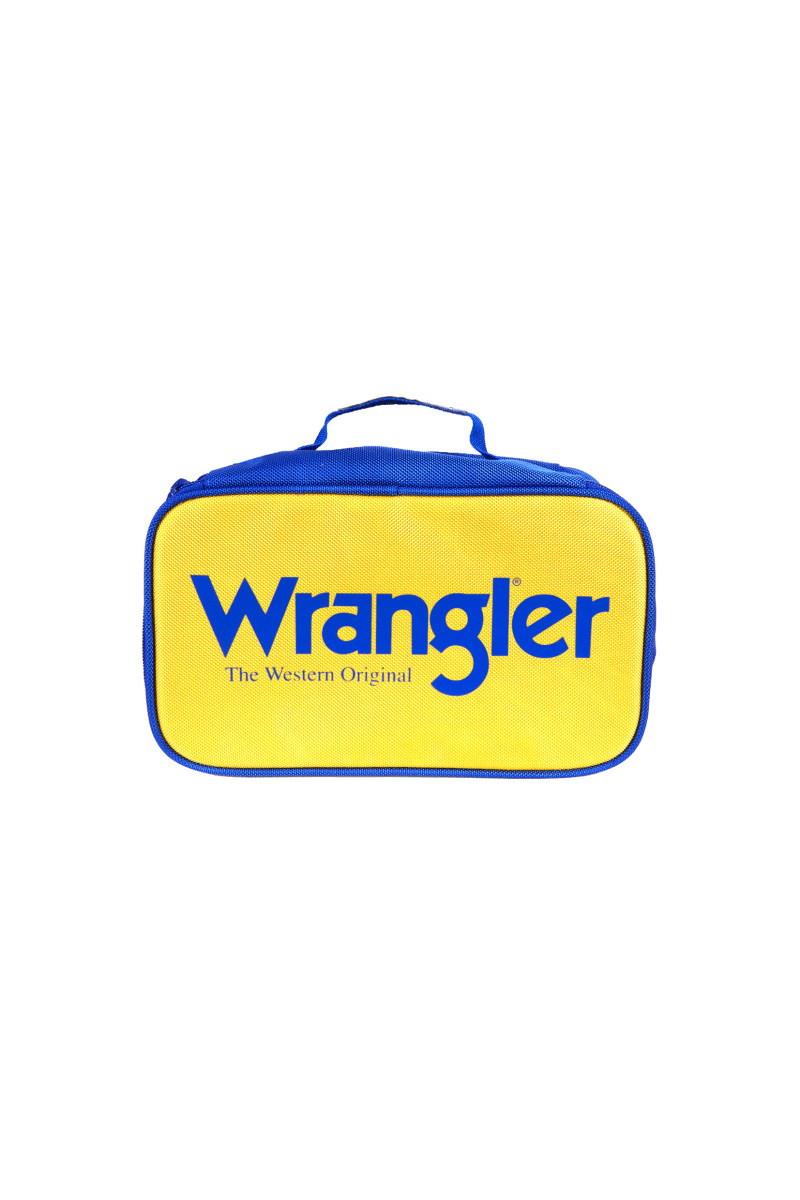 Wrangler Back to School Blue/Yellow Wrangler Iconic Lunch Box