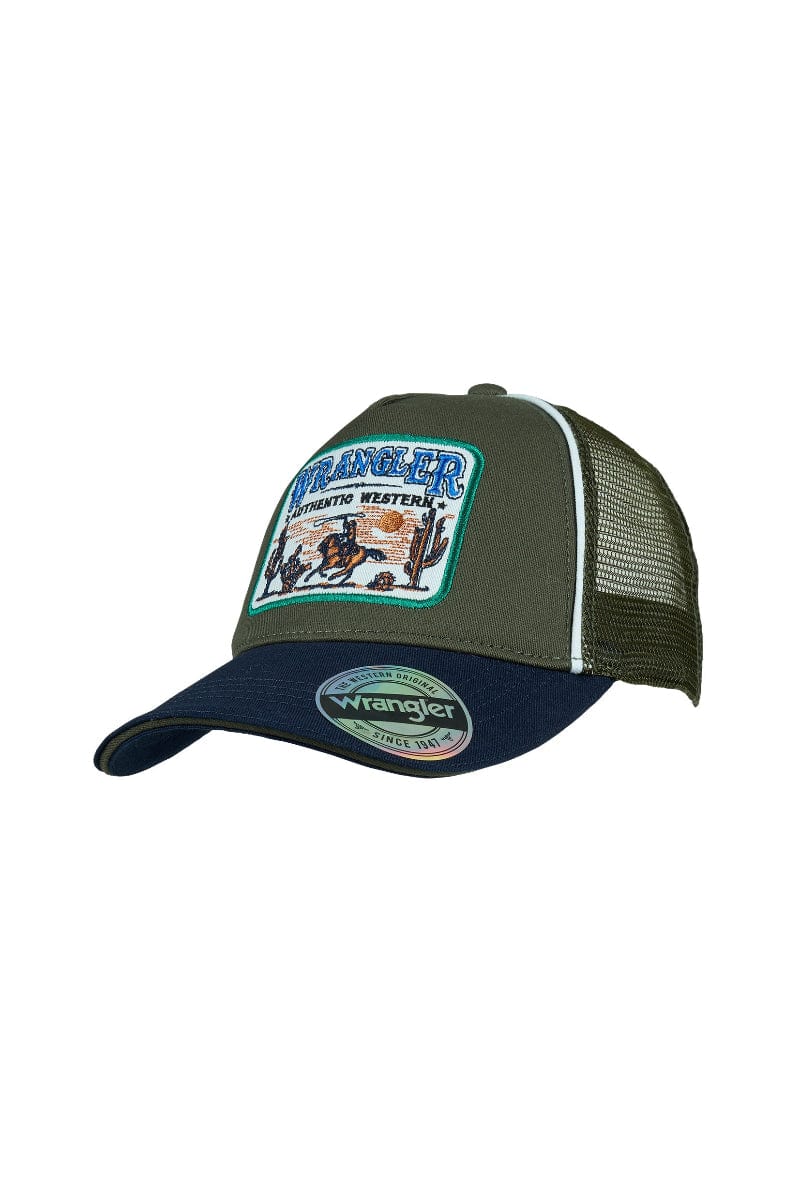 Wrangler Caps Cypress/Navy Wrangler Cap Kids Andy Trucker
