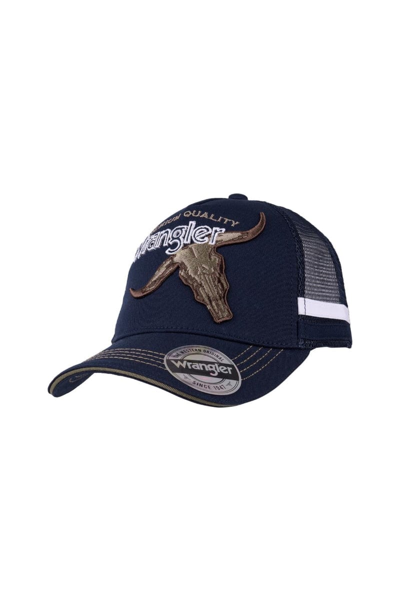 Wrangler Caps Navy Wrangler Cap Kids Brando Trucker