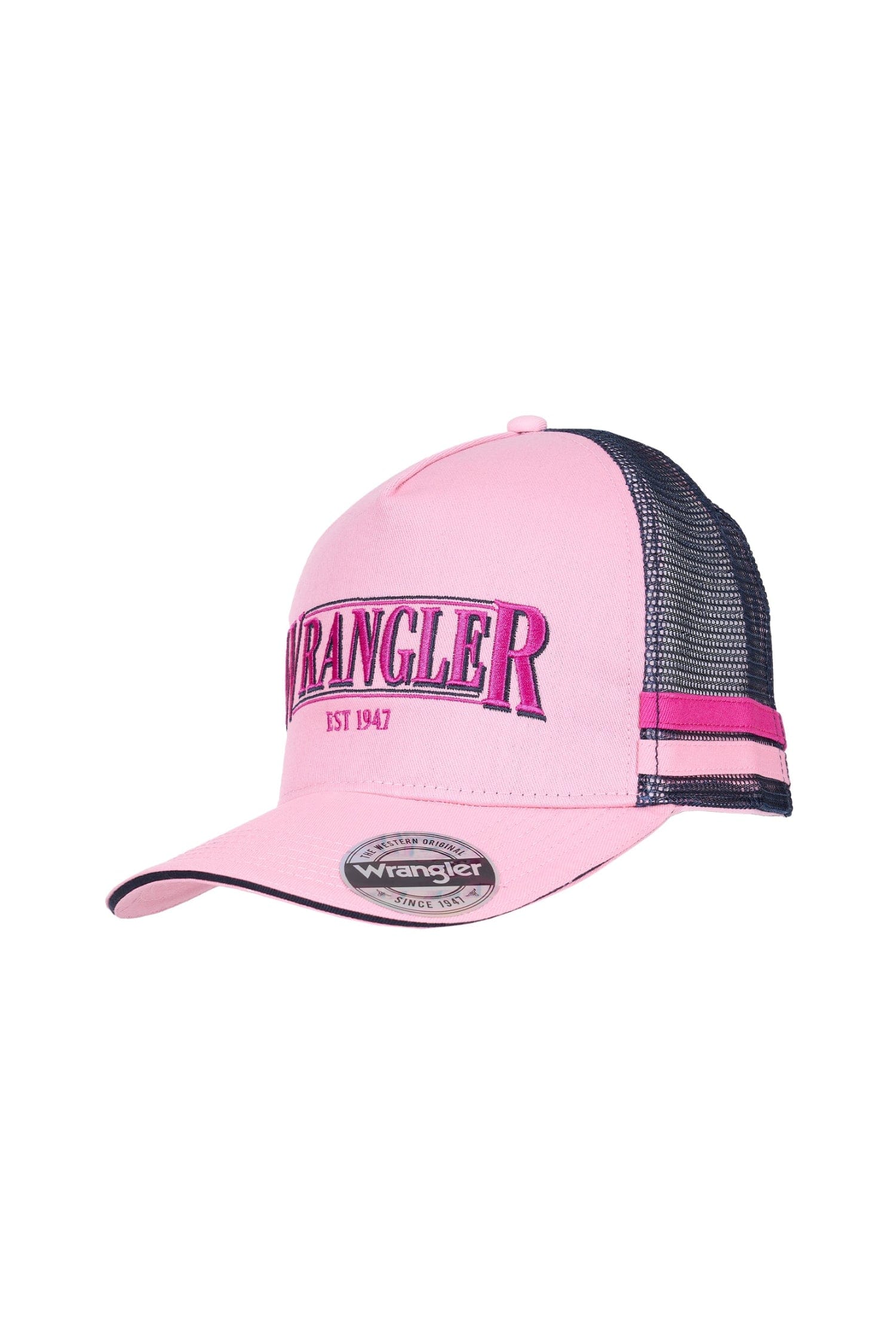 Wrangler Caps Pink/Navy Wrangler Cap Annabelle HP Trucker