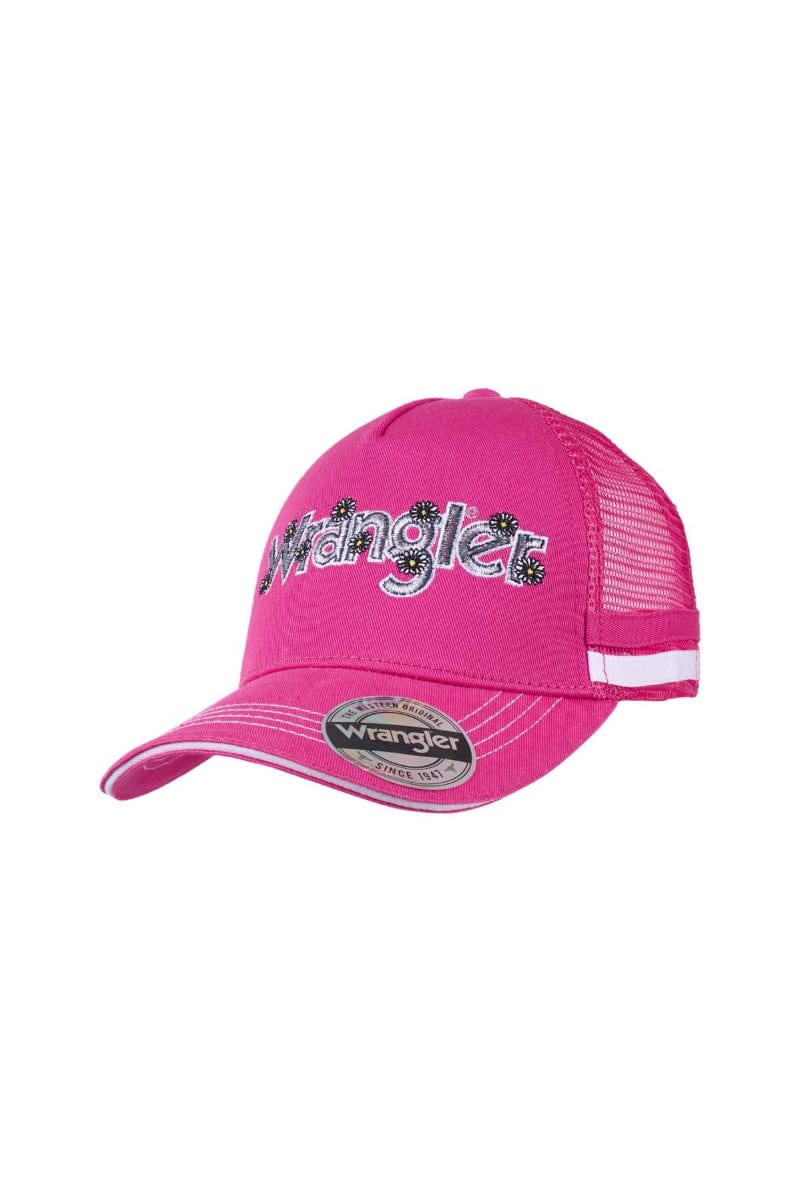 Wrangler Caps Pink Wrangler Cap Kids Lauren Trucker