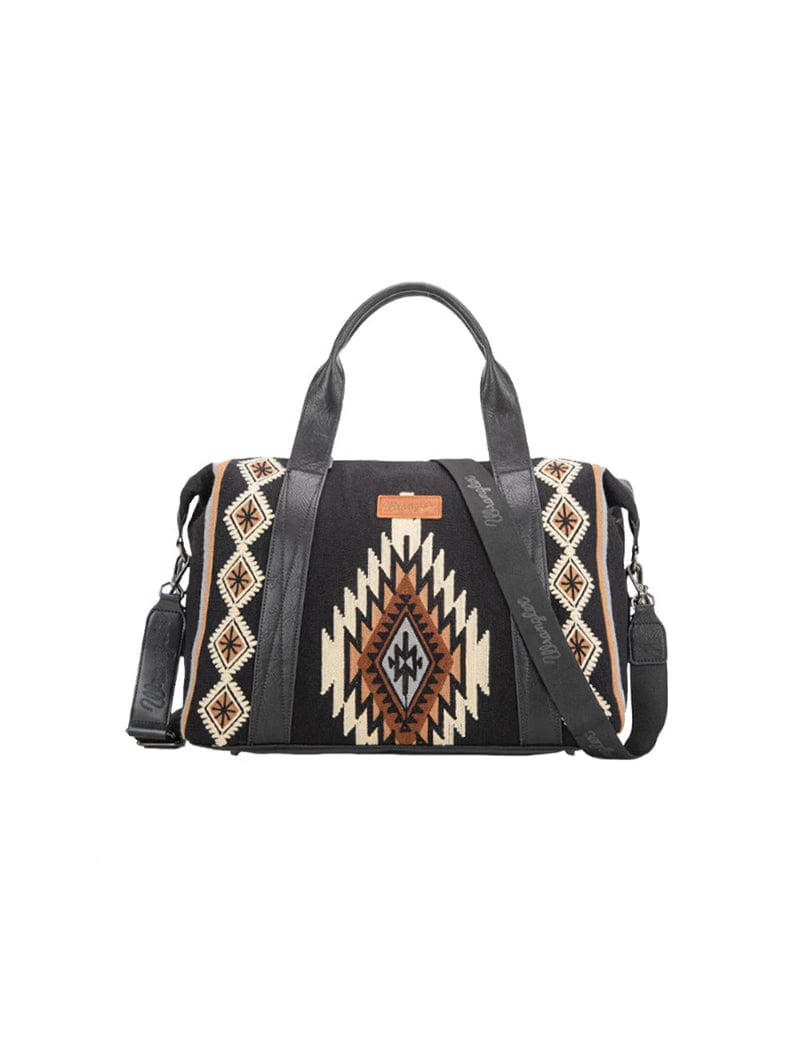 Wrangler Handbags & Wallets Black Wrangler Duffle Bag Maya Aztec