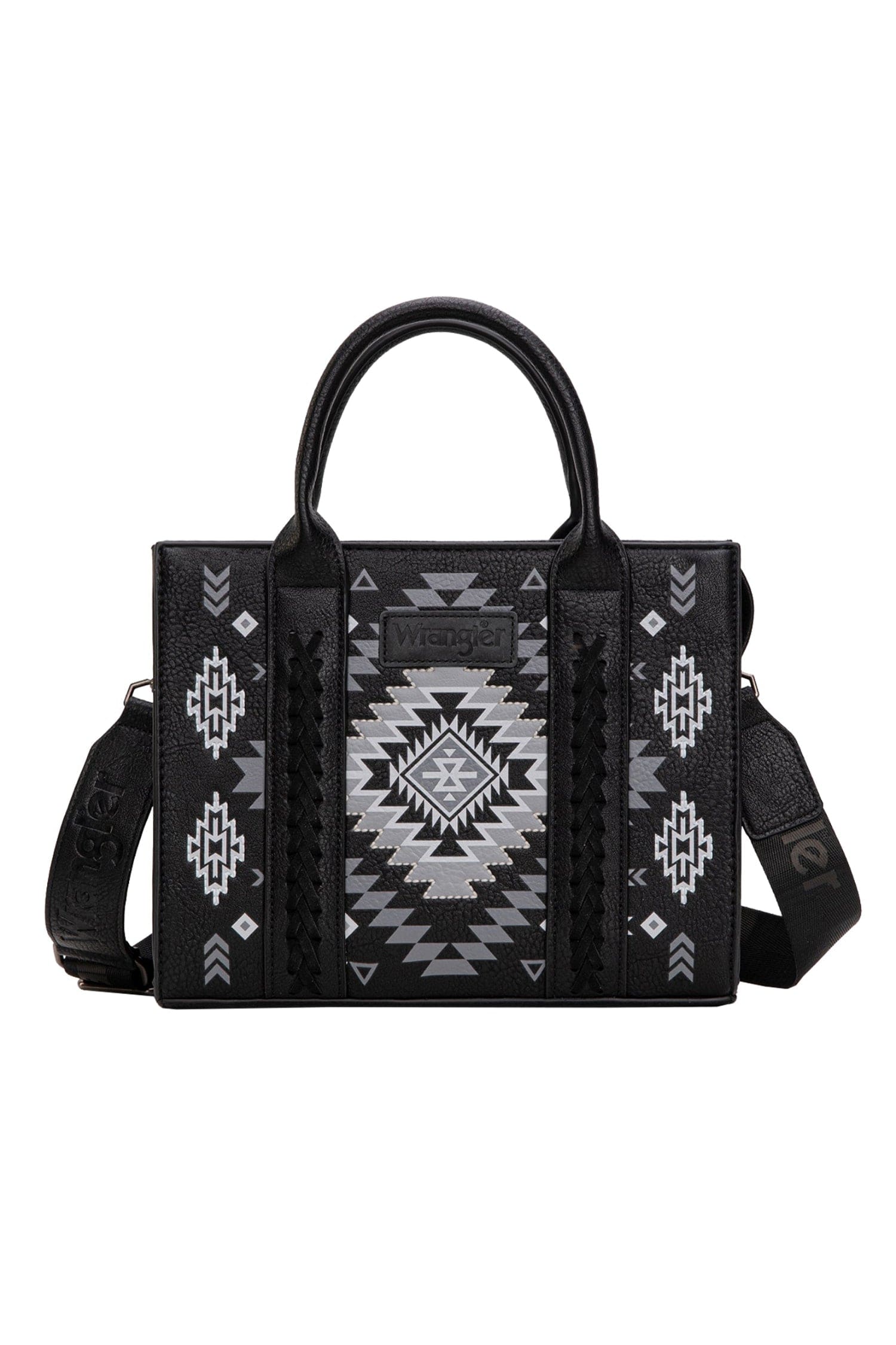 Wrangler Handbags - Wallets Black Wrangler Handbag Talia Aztec Crossbody