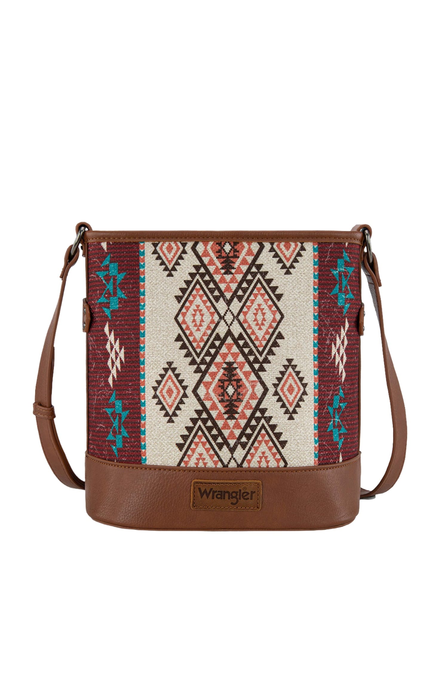 Wrangler Handbags - Wallets Brown Wrangler Handbag Lia Aztec Crossbody