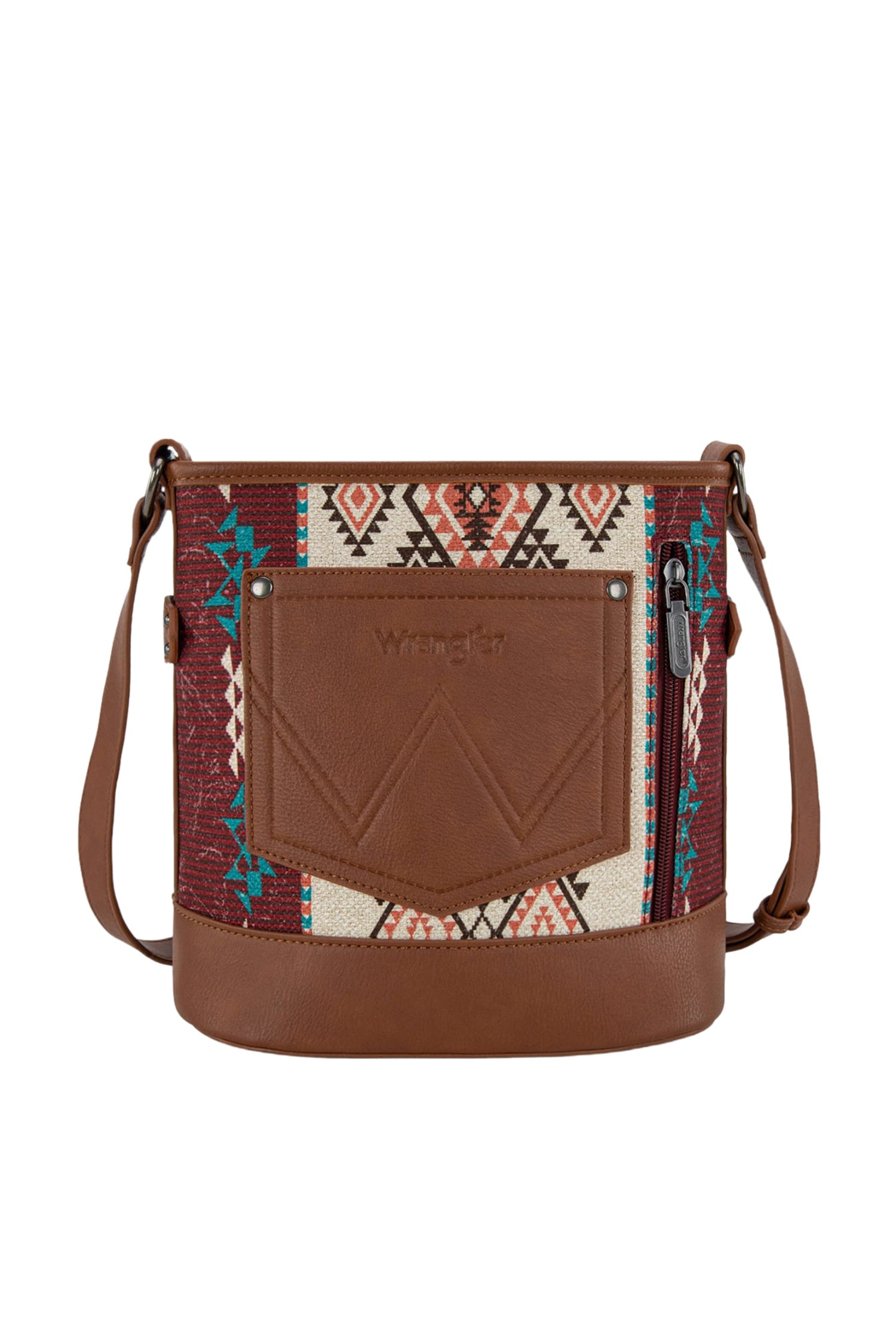 Wrangler Handbags - Wallets Brown Wrangler Handbag Lia Aztec Crossbody