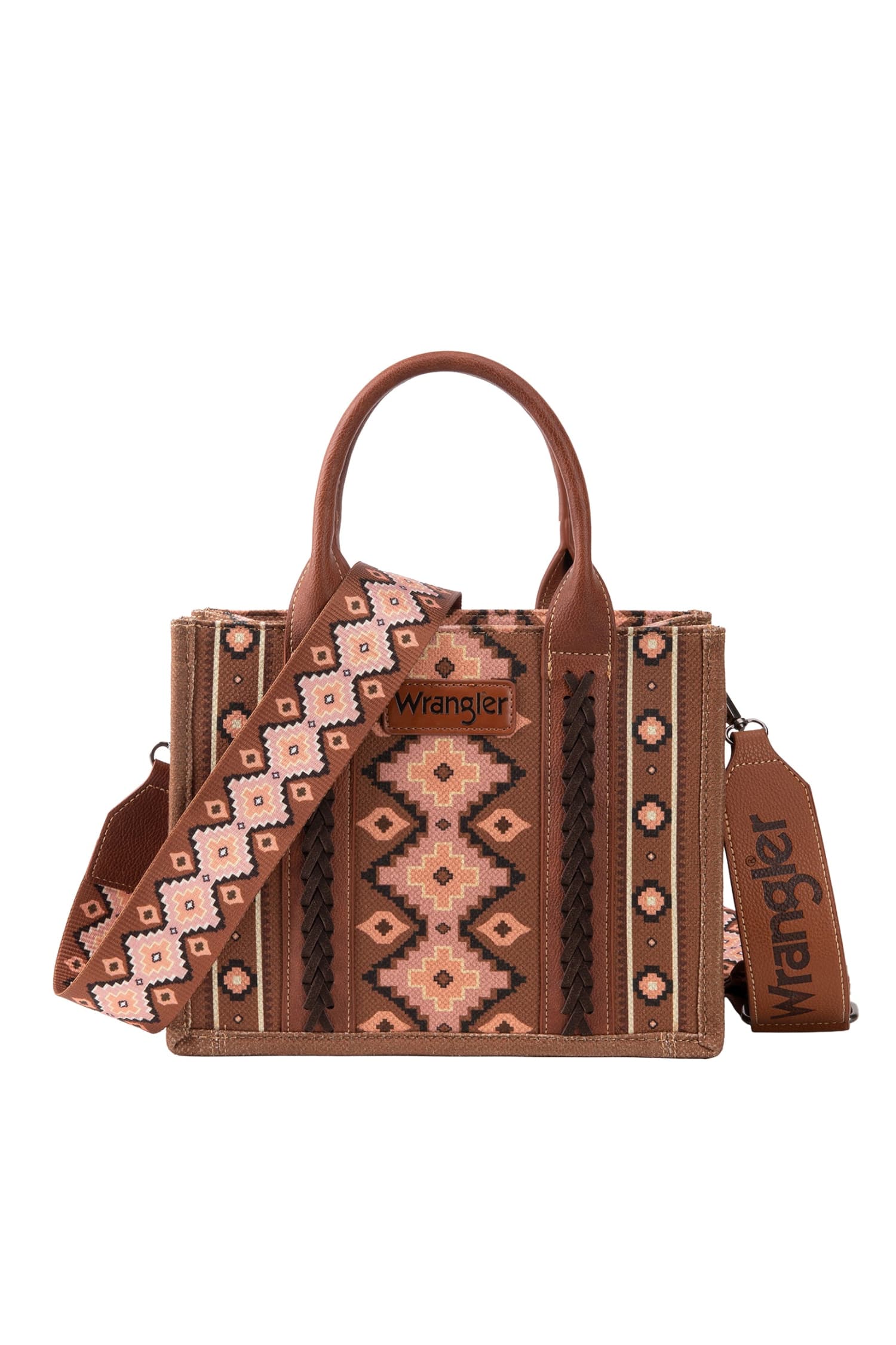 Wrangler Handbags - Wallets Brown Wrangler Handbag Southwestern Crossbody