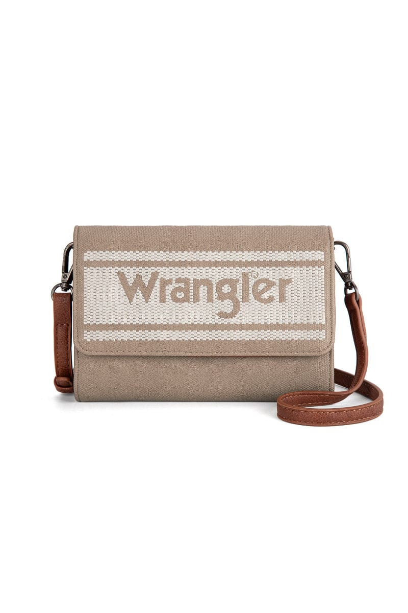 Wrangler Handbags & Wallets Camel Wrangler Handbag Crossbody Sierra Logo
