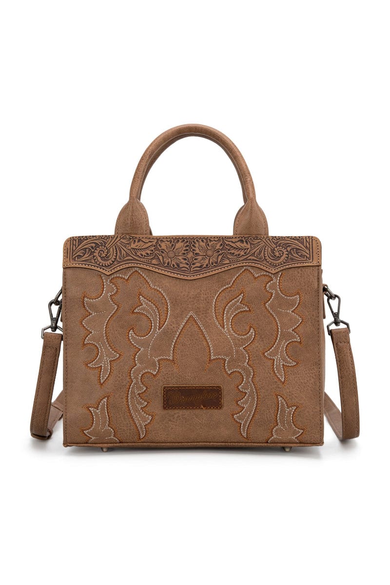 Wrangler Handbags & Wallets Camel Wrangler Handbag Embroidered Crossbody