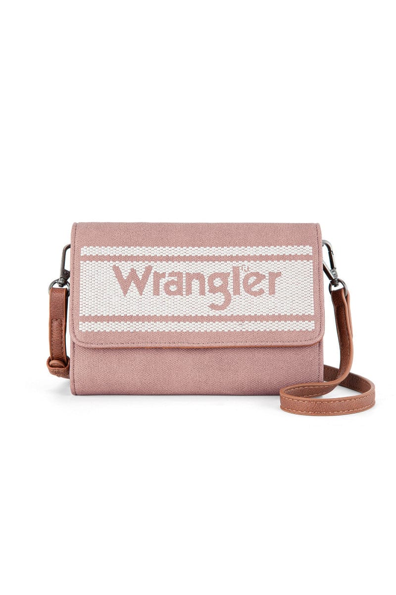 Wrangler Handbags & Wallets Pink Wrangler Handbag Crossbody Sierra Logo