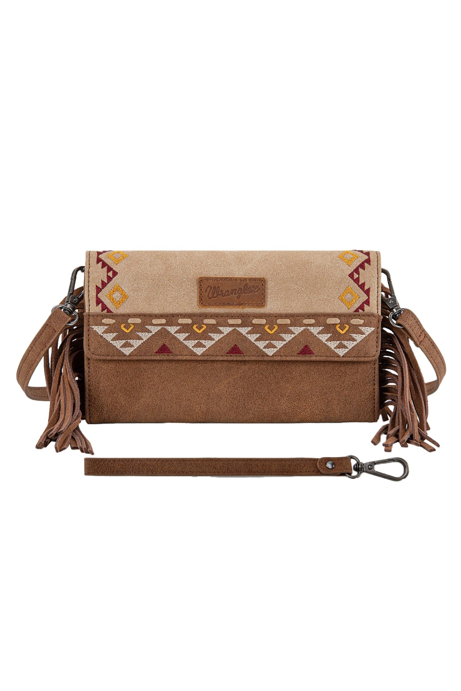 Wrangler Handbags - Wallets Tan Wrangler Clutch Indiana