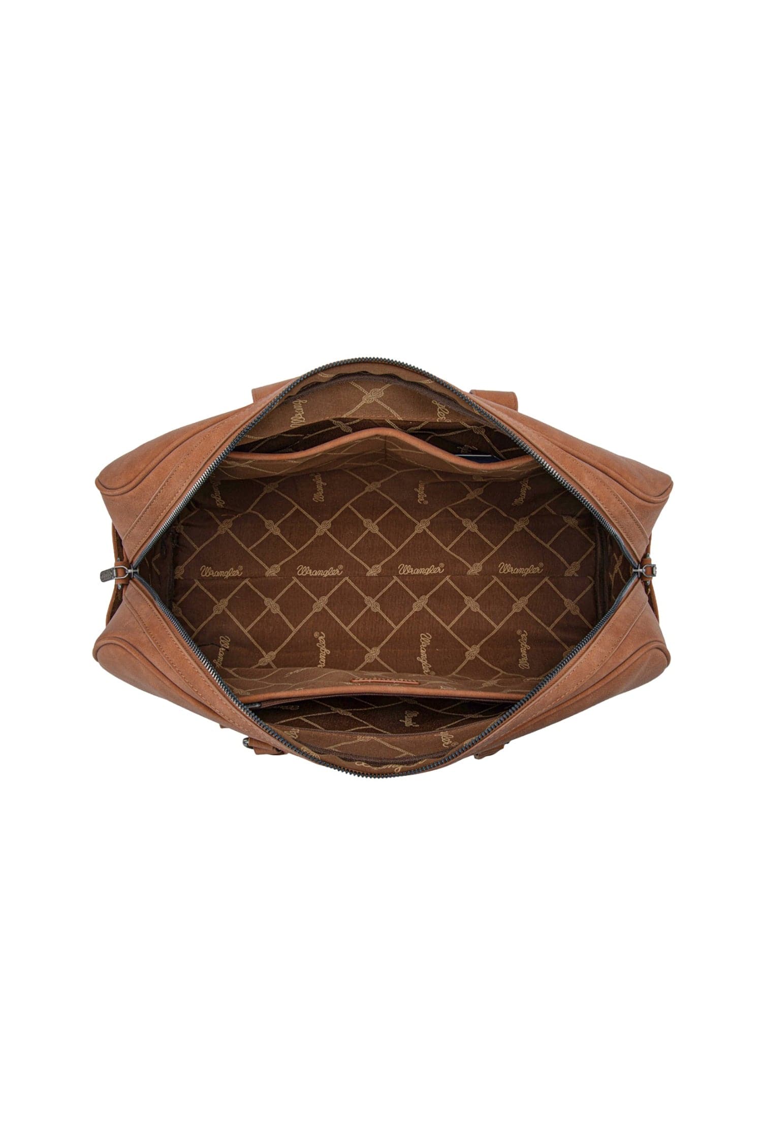 Wrangler Handbags - Wallets Tan Wrangler Duffle Bag Whipstitch