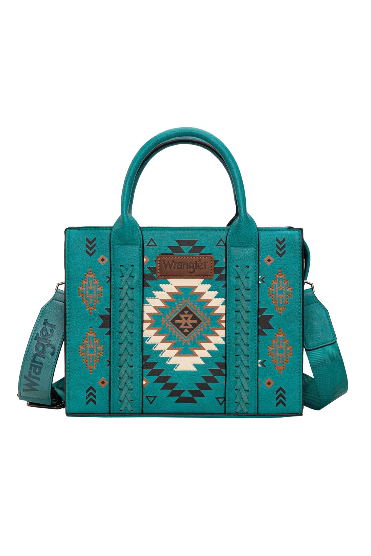 Wrangler Handbags - Wallets Turquoise Wrangler Handbag Talia Aztec Crossbody