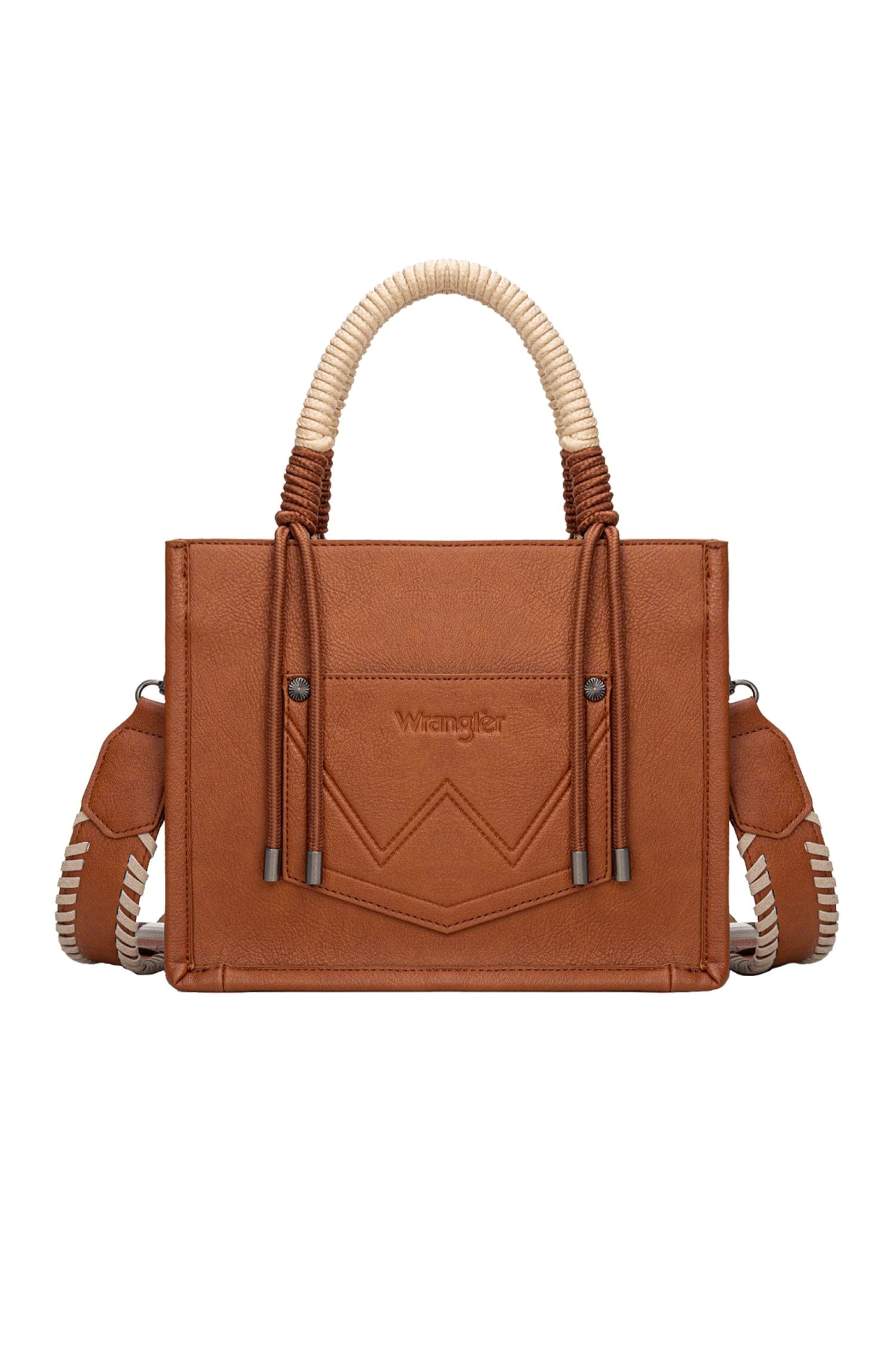 Wrangler Handbags - Wallets Wrangler Handbag Cow Print Tassel Crossbody