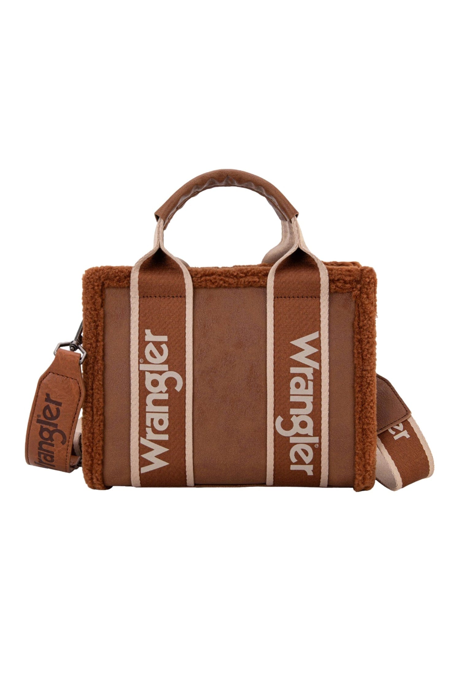 Wrangler Handbags - Wallets Wrangler Handbag Sherpa Logo Crossbody
