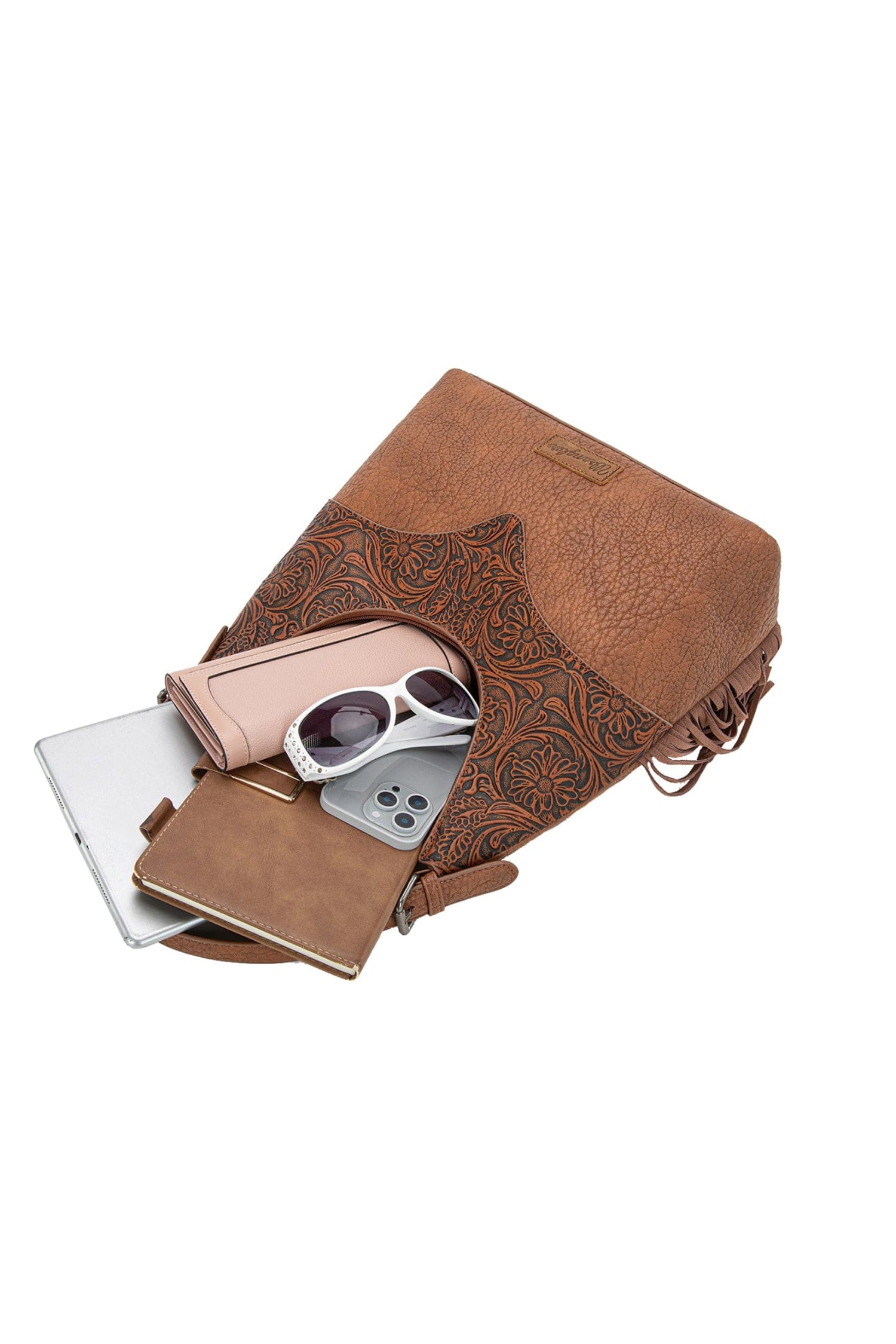 Wrangler Handbags - Wallets Wrangler Handbag Tooled Fringe