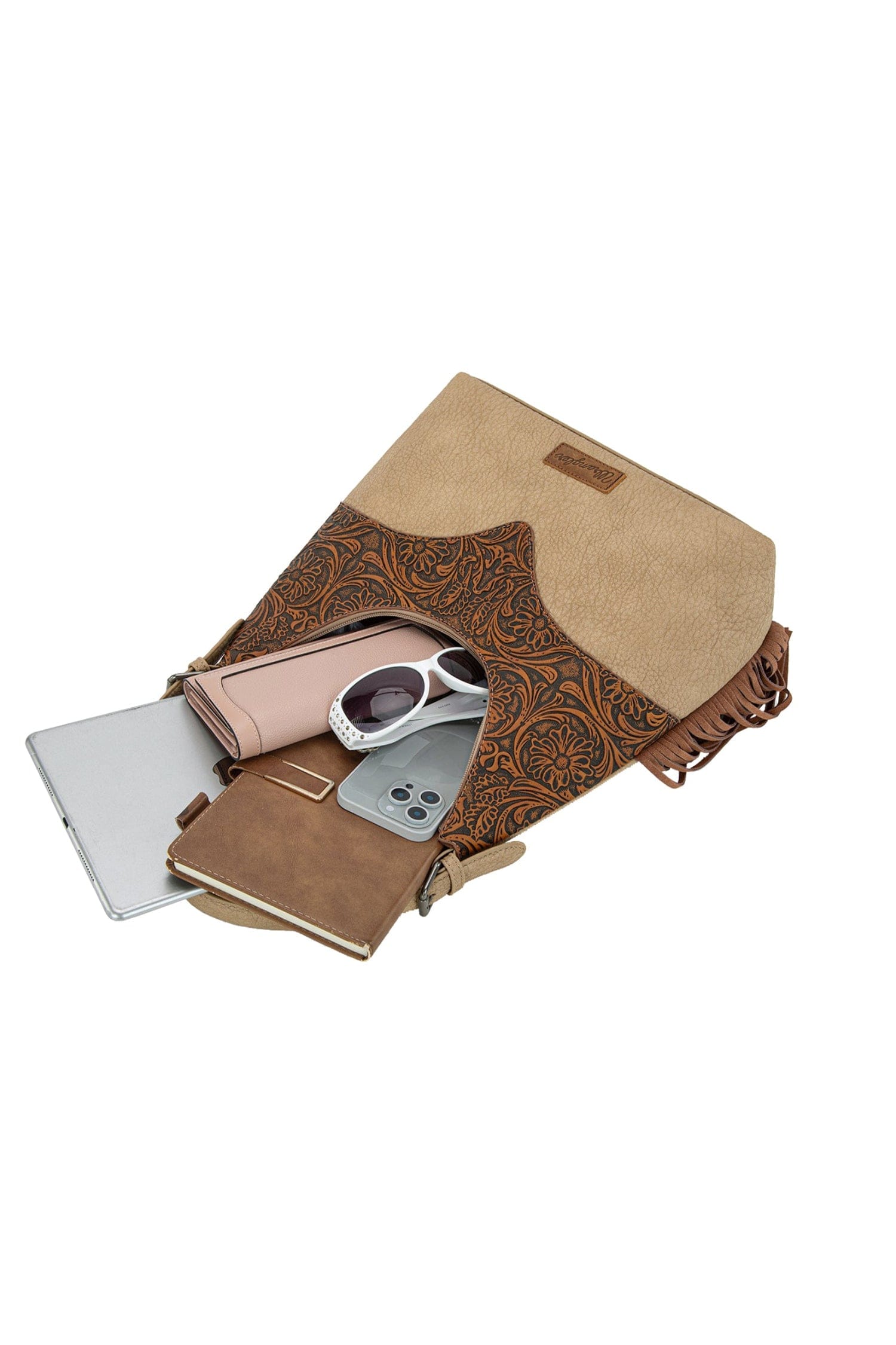 Wrangler Handbags - Wallets Wrangler Handbag Tooled Fringe