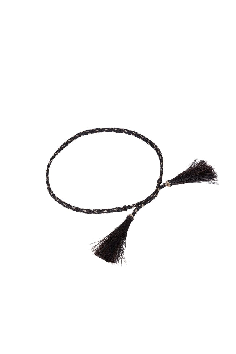 Wrangler Hat Accessories Black Wrangler Hat Band Horsehair