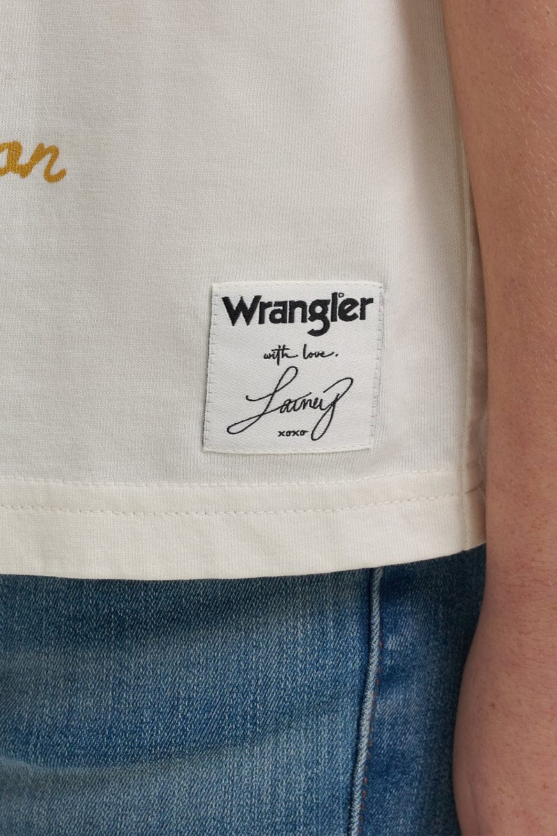 Wrangler Kids Shirts Wrangler Tee Girls Lainey Wilson Country Cool Again