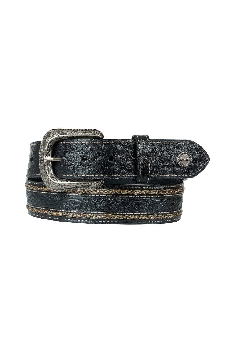 Wrangler Mens Belts 28in / Black Wrangler Belt Mens Tommie