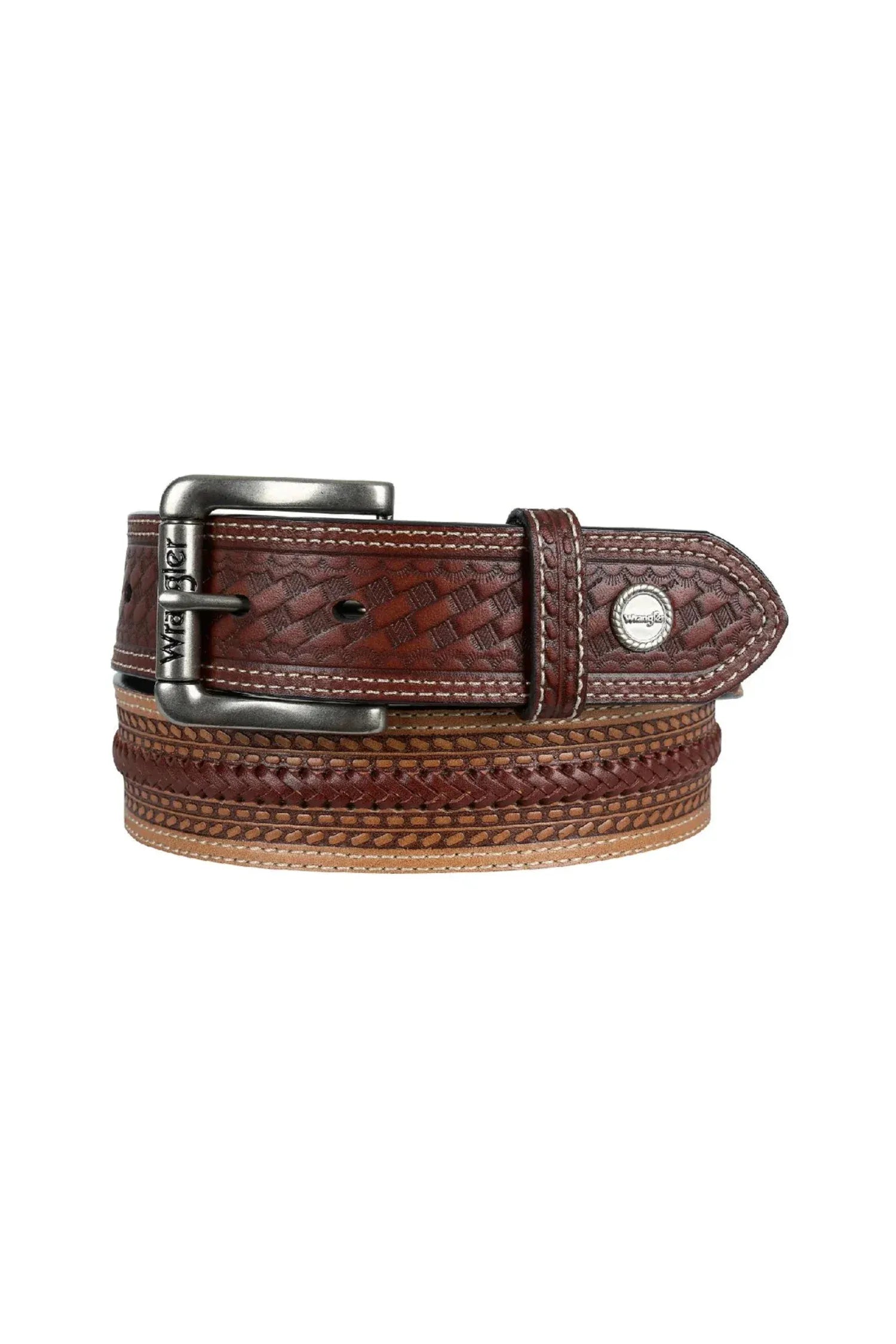 Wrangler Mens Belts 28in / Tan Wrangler Belt Mens Kayson