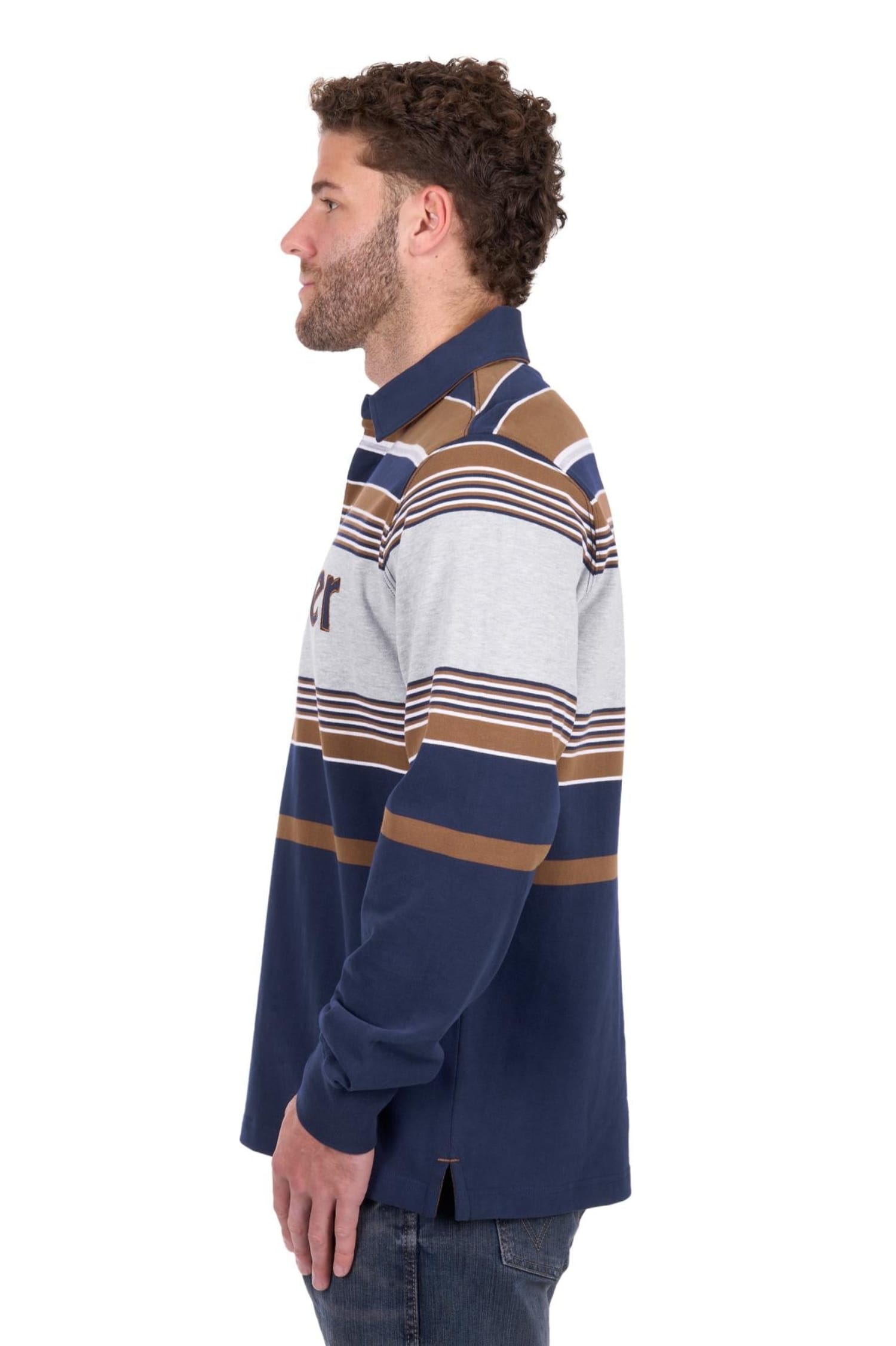 Wrangler Mens Jumpers- Jackets - Vests Wrangler Jumper Mens Federick Rugby