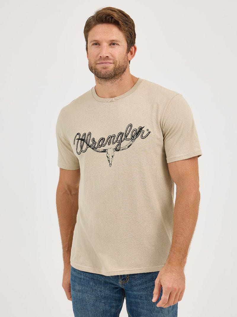 Wrangler Mens Shirts Assorted / S Wrangler Tee Mens Steerhead Logo