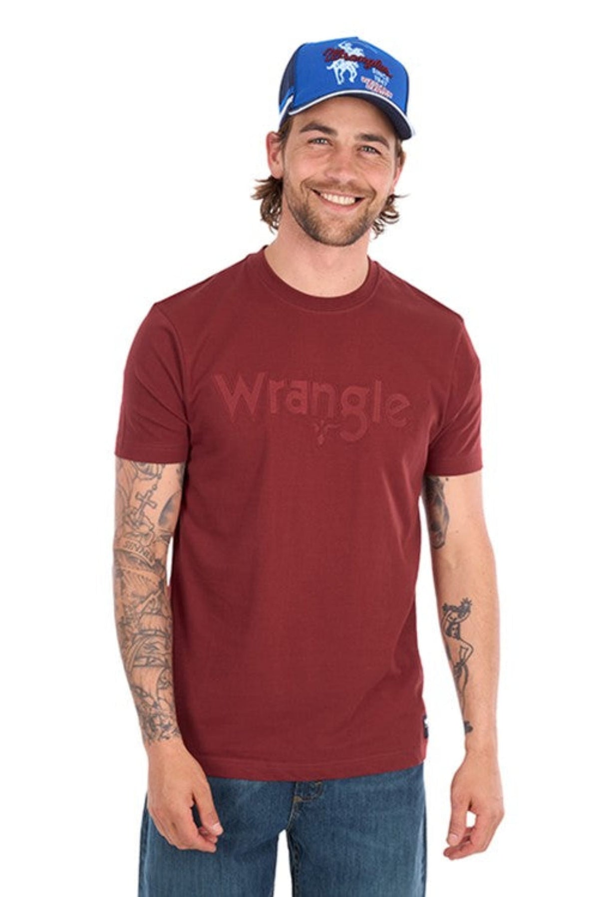 Wrangler Mens Shirts S / Cognac Wrangler Tee Mens Chase