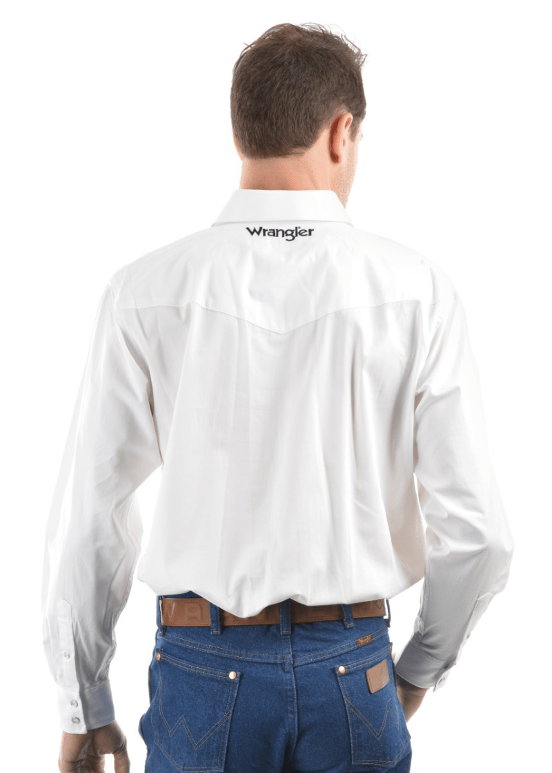 Wrangler Mens Shirts Wrangler Mens Logo Rodeo Shirt