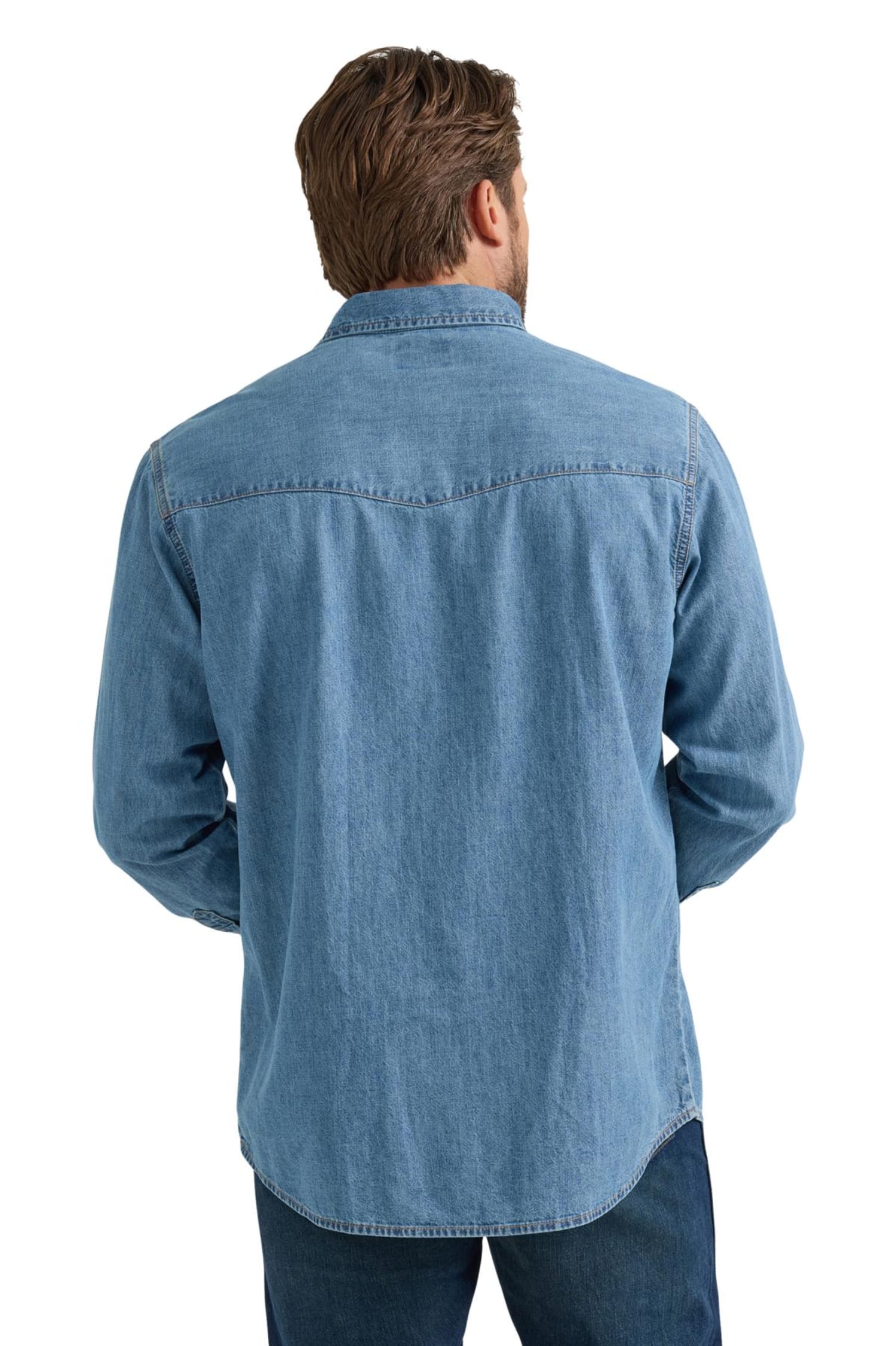 Wrangler Mens Shirts Wrangler Shirt Mens Classic Fit Denim