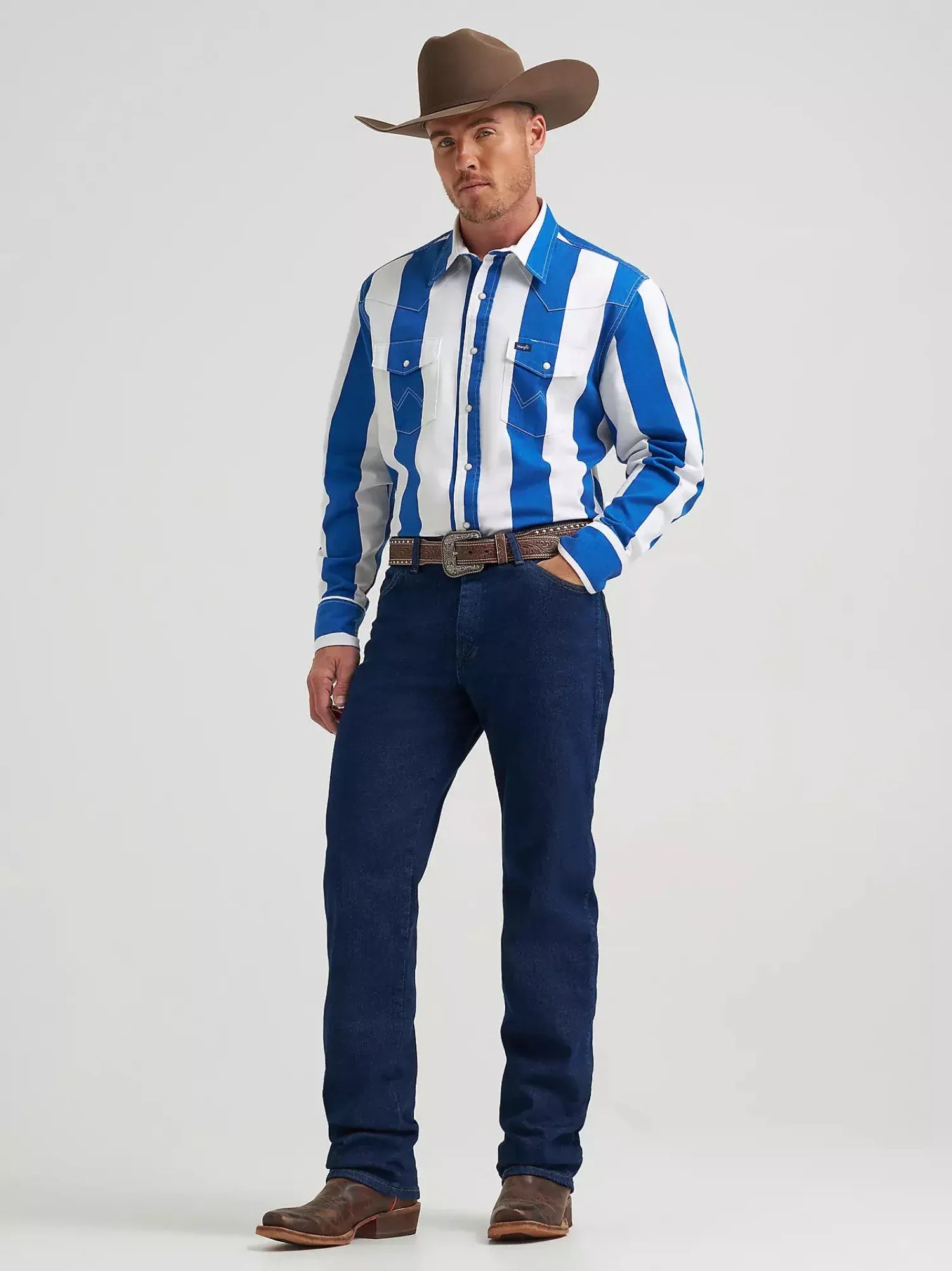 Wrangler Mens Shirts Wrangler Shirt Mens Classic Fit Stripe