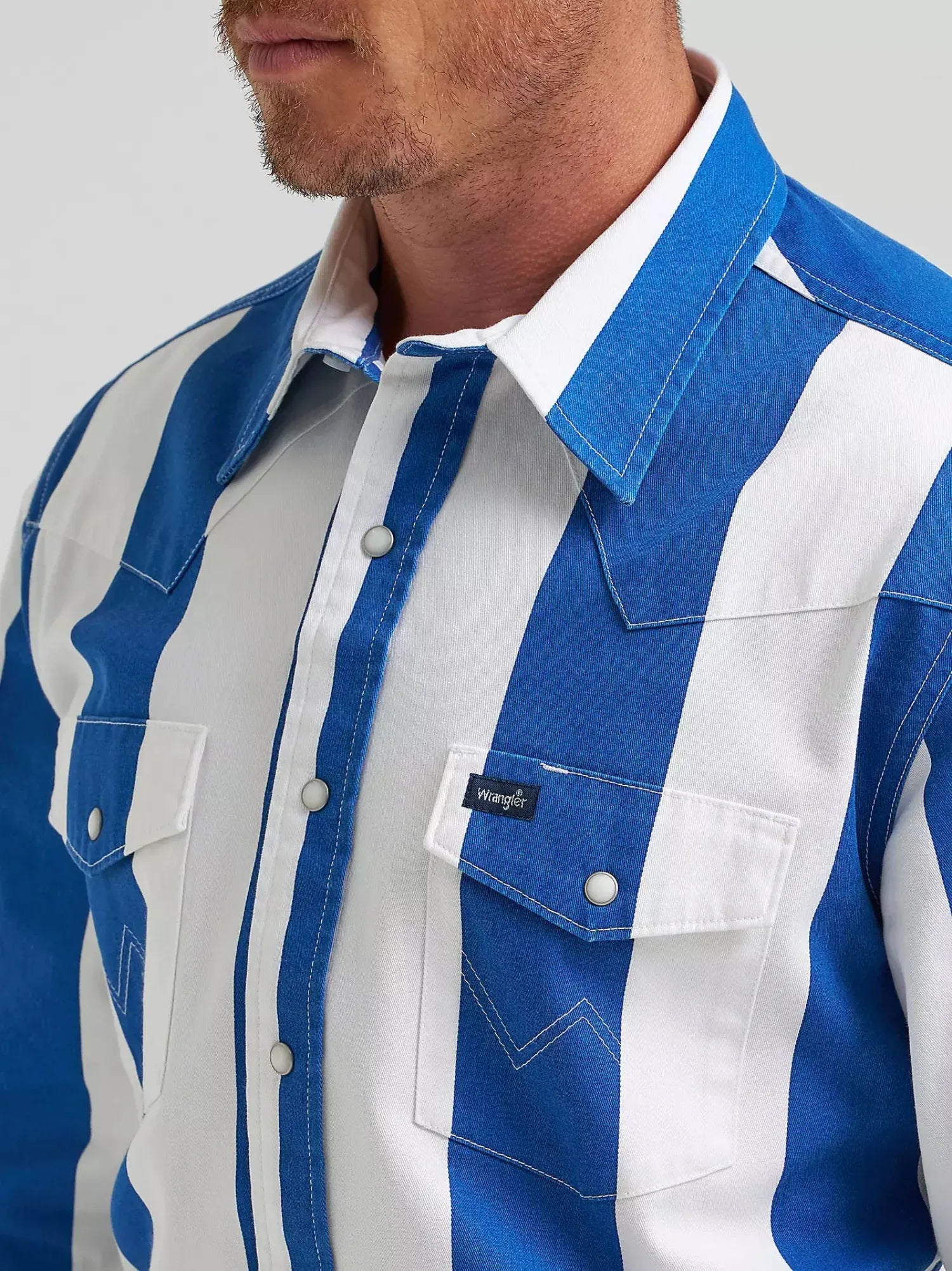 Wrangler Mens Shirts Wrangler Shirt Mens Classic Fit Stripe