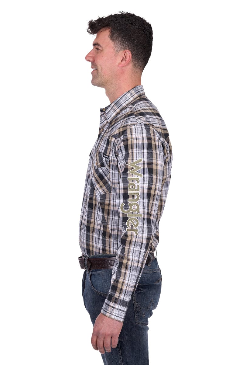 Wrangler Mens Shirts Wrangler Shirt Mens Joel Logo