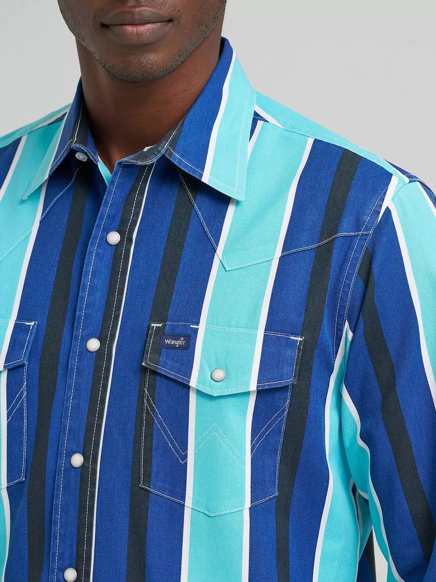 Wrangler Mens Shirts Wrangler Shirt Mens Multi Stripe Vint