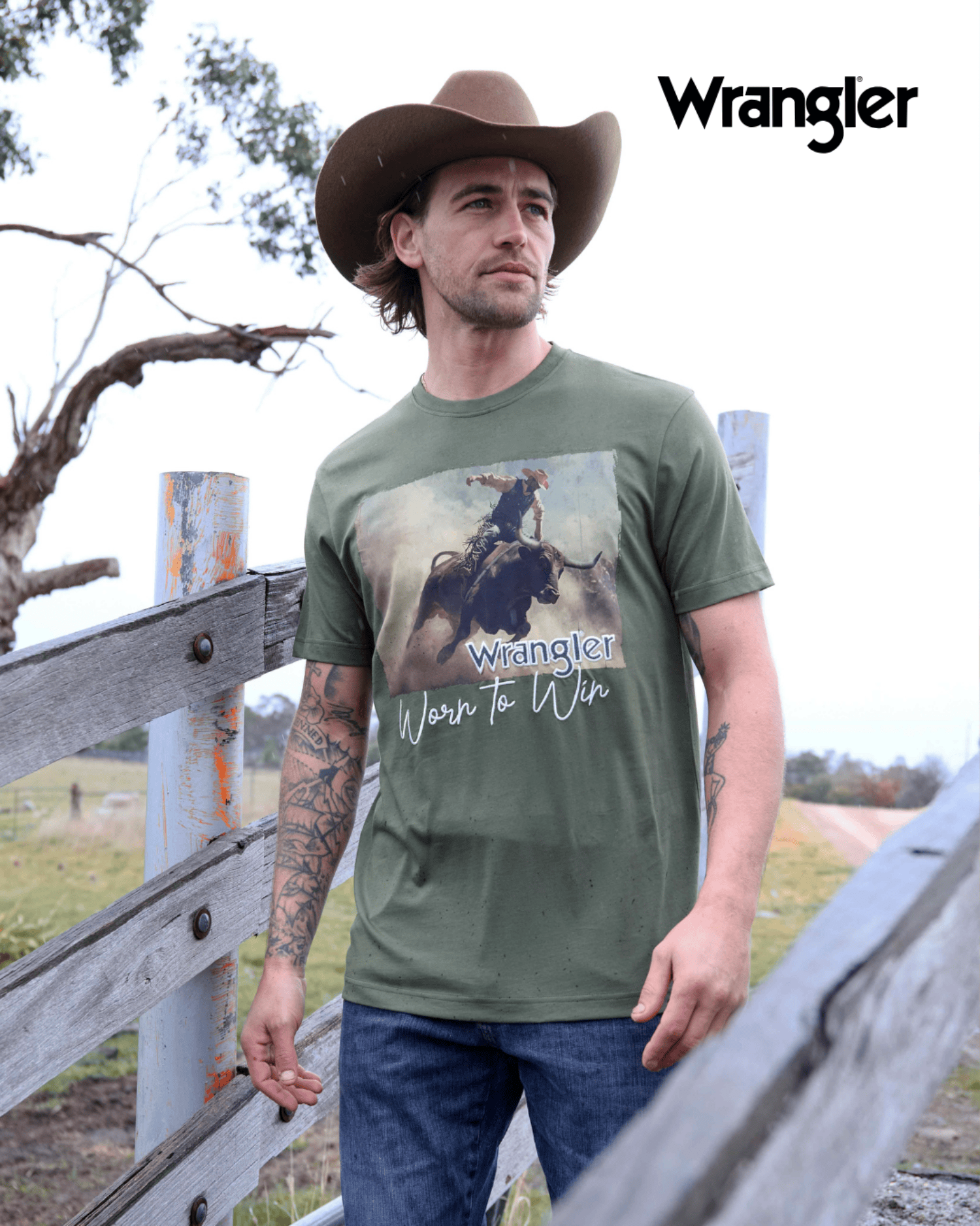Wrangler Mens Shirts Wrangler Tee Mens Carlos